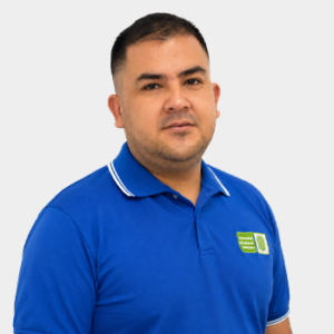 Frontal photograph of public official Javier Meneses